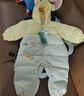 巴拉巴拉童装婴儿羽绒服连体衣宝宝2025新款冬装加厚保暖哈衣爬服萌趣造型 咖色小鸭子-白鸭绒 90 cm-充绒量93g 实拍图