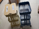 宜家（IKEA）拉斯克家居小推车三层置物架移动茶水桌客厅咖啡桌厨房储物收纳架 【升级款】米色黄色带盖大号 35*45*77cm 实拍图