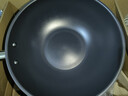 三禾0涂层炒锅无涂层不粘锅电磁炉通用304不锈钢钛炒菜锅30cmLC30S11 实拍图