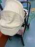怡戈（Ekobebe）婴儿推车高景观避震轻便坐躺双向折叠新生儿宝宝米色推车+提篮 实拍图