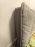 新款绒料加厚夹棉床头靠垫现代简约床头罩纯色绗缝布艺床头套全包 荷兰绒【线条款-浅灰】特厚夹棉 适用床头长1.8米【高度65cm内】 实拍图