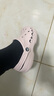 卡骆驰（CROCS）洞洞鞋贝雅男鞋女鞋轻便耐磨一脚蹬拖鞋休闲鞋|10126 白-100 37 /38(230mm) 实拍图