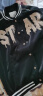 库恩玛维美式复古棒球服外套女2022新款早秋黑色立领撞色夹克上衣K63155 黑色 M 晒单实拍图