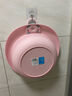 CHAHUA茶花 塑料盆 25.5cm1只装小号抗菌洗脸盆方形洗脚洗衣服盆 粉色* 实拍图