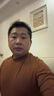 布先生佟大为明星同款春秋可机洗毛T羊毛衫男士毛衣纯色针织打底衫 【小高领】暖焦糖 L /175 实拍图