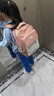 得力（deli）小学生护脊书包男女孩大容量减负背包BB161升级款 1-3年级粉色 实拍图