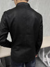 皮尔卡丹（pierre cardin）2025年新款皮衣男夹克韩版帅气皮衣服青年皮褂子春秋皮加克外套 黑色 L【适合11-120斤】 实拍图