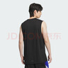 阿迪达斯（adidas）男女装 休闲舒适跑步训练透气运动背心 KE5906  L  实拍图