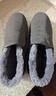 通云达冬季老北京棉鞋男加绒加厚保暖防滑东北爸爸休闲中老年布鞋一脚蹬 东北高帮加绒大棉鞋 42 (260mm) 实拍图