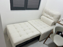 法莎蒂布艺沙发床可折叠小户型客厅多功能坐卧两用伸缩沙发床 1.02米单人位 【羊羔绒】无粉45D海绵 实拍图