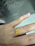 周六福（ZLF）新年礼物  黄金戒指女款5G足金活口女戒甜美蝴蝶结指环首饰 计价 20号-2.71g 实拍图