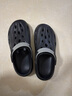 海澜之家HLA凉鞋男士户外洞洞鞋沙滩拖鞋HAALXM2DBK047 黑色40/41(双码) 实拍图