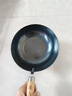 臻三环铁锅章丘炒锅小铁锅无涂层不易粘锅炒菜锅平底煎锅古斗礼盒装 古斗 28cm 实拍图