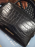 CHARLES&KEITH鳄鱼纹凯莉包手提斜挎婚包包女包生日礼物CK2-50270880-1 Black黑色 S 实拍图