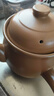 几物森林 煎药砂锅陶瓷明火耐热中药煲养生壶中医煮药家用砂锅 棕色3.8升 实拍图