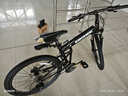 EROADE德国折叠山地自行车男成人青少年学生超轻便携铝合金越野变速赛车 黑色【宙马X1】全铝合金-碟刹 26寸-适合身高165-180cm 24速 实拍图