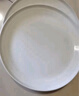 onlycook西餐盘子日式盘子 陶瓷家用大盘子10寸水果盘餐盘餐碟 白色10寸 实拍图