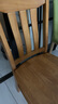 岳虎 免安装整装全实木椅子家用靠背椅餐厅简约饭店木椅子实木餐椅 18款茶色(不用安装，整装发货) 全实木款 实拍图