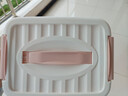 京东物流 塑料收纳箱储物箱 衣物被子玩具书本整理搬家打包周转箱 迷你号约5L（23*16*14cm） 北欧粉 实拍图