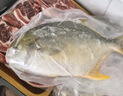 1号会员店（One's Member）甄选海南二去金鲳鱼去鳃去内脏生鲜鱼类 海鲜水产 700g/2条装 实拍图