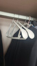 晟旎尚品 衣架宽肩无痕晾衣架子加厚防滑塑料大衣挂撑子成人衣服架20只装 实拍图