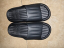 洁丽雅防臭拖鞋男士夏季2025新款居家室内浴室洗澡eva家用防滑凉拖鞋女 黑色【柔软舒适】 40-41 【适合39-40码】 实拍图