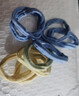 海盐蓝发绳发绳发圈头绳简约扎高马尾皮筋少女可爱头饰无缝高弹力 10根（opp袋包装）【颜色随机】 实拍图