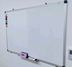 得力150*90cm实心纤维板芯白板 易擦磁性挂式白板悬挂写字板白板黑板（含白板擦 白板笔 磁钉）33137  实拍图