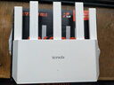 Tenda腾达路由器【千兆WiFi6+穿墙王】无线AX3000信号增强家用放大器Mesh国家补贴金榜一名云霄白立式 实拍图