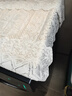 梦蜓（MOON TIME）法式复古茶几餐桌布轻奢高级感白色蕾丝ins风床头柜盖布90*90 实拍图