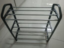 唯良（WEILIANG） 多功能简易鞋架门口多层家用收纳宿舍客厅组装小鞋架子置物架 典雅黑3层【长42cm】 实拍图