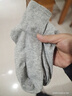 雅鹿【100%新疆棉】袜子男中筒袜抗菌秋冬季纯色防臭棉袜 【灰色10双】雅鹿专柜正品 10双 实拍图