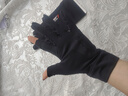 杨饰公子手套男冬季保暖骑行手套触屏防滑骑车摩托车户外防风防寒外卖手套 漏二指黑【春夏薄款】 均码 实拍图