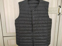鸭鸭（YAYA）反季羽绒服男冬季轻薄羽绒背心内穿马夹男士保暖内胆薄款马甲KX 黑色 L /175 实拍图