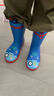 柠檬宝宝儿童雨鞋高筒女童男孩防水防滑橡胶雨靴学生水鞋 蓝色机器人 28 实拍图