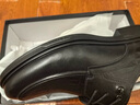 海澜之家HLA皮鞋男商务休闲秋冬正装德比鞋子HAAPXM1EBH077 黑色45 实拍图