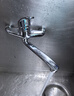 柏温全铜主体入墙式冷热水龙头厨房水龙头 洗衣池菜盆水槽龙头可旋转 实拍图