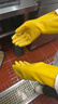 南洋牛筋乳胶100克手套防水防油清洗劳保手套中号*200副/箱 原厂授权 实拍图