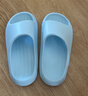 朴西新款EVA踩屎感厚底拖鞋女士居家室内情侣拖鞋男 净水色 35-36 实拍图