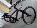 凤凰上海凤凰山地车自行车男士女式学生成人变速宽胎越野公路赛单车 【钢架/全套竞速轴承】条轮浅灰 27.5寸24速【建议168-198cm】 实拍图