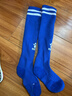 卡尔美（KELME）儿童长筒足球袜加厚毛巾底防滑比赛训练运动高筒袜子青训 彩蓝 实拍图
