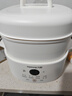 九阳（Joyoung）电炖盅 电炖锅 隔水炖煮 家用煮粥煲汤锅燕窝炖盅4.5L白瓷内胆炖汤锅上蒸下炖DG25G-GD188 实拍图