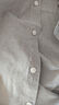 凡客诚品（VANCL）长袖衬衫男全棉领尖扣牛津纺商务休闲经典舒适衬衫 灰色 2XL 实拍图