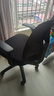 得力（deli）4900SP人体工学靠背电脑椅 舒适后仰办公椅 可升降舒棉坐垫 黑 实拍图