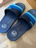 回力韩版凉拖鞋拼接情侣款浴室居家用时尚软底拖鞋HL333360蓝色42码 实拍图