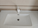 九牧（JOMOO）冷热洗脸盆水龙头面盆抽拉式双水花一键止水卫生间洗手盆浴室柜 【可升降】32399雅白 实拍图