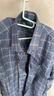 杉杉（FIRS）纯棉磨毛衬衫中年爸爸装商务休闲全棉格子衬衣男 咖啡格 43  实拍图