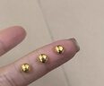领丰金黄金豆豆AU9999足金实心真金豆子收藏节日礼物送女友送朋友小金豆 金豆2g/颗 实拍图