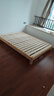 意米之恋橡胶木无床头床架实木榻榻床卧室双人床【包安装】1.5m*2m TTM-02 实拍图