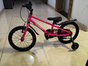 途锐达铝合金儿童自行车3-6-8岁女孩男孩脚踏车小孩学生单车16寸蔷薇粉 实拍图
